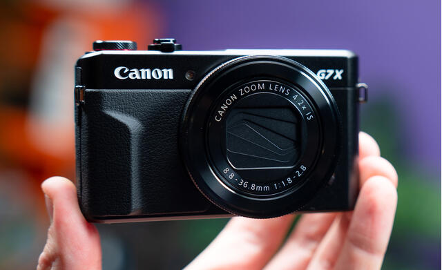 Klassisk kompaktkamera fra Canon